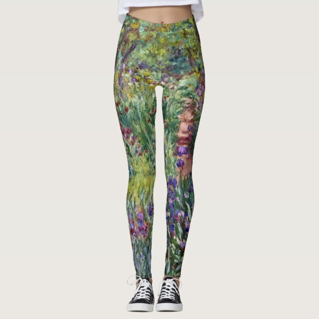 Claude Monet - Der Kunstgarten von Giverny Leggings (Vorderseite)