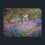 Claude Monet - Der Kunstgarten von Giverny Magnet<br><div class="desc">The Artist's Garden at Giverny / Le Jardin de l'artiste a Giverny - Claude Monet,  1900</div>