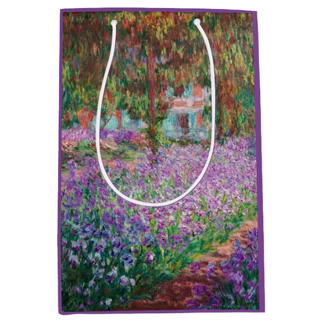 Claude Monet - Der Kunstgarten von Giverny Mittlere Geschenktüte (Vorderseite)