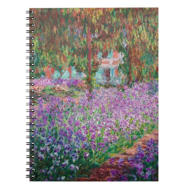Claude Monet - Der Kunstgarten von Giverny Notizblock (Vorderseite)
