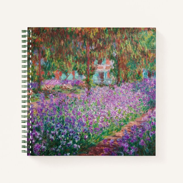 Claude Monet - Der Kunstgarten von Giverny Notizbuch (Vorderseite)