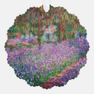 Claude Monet - Der Kunstgarten von Giverny Ornament Karte