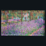 Claude Monet - Der Kunstgarten von Giverny Platzkartenhalter<br><div class="desc">The Artist's Garden at Giverny / Le Jardin de l'artiste a Giverny - Claude Monet,  1900</div>