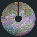 Claude Monet - Der Kunstgarten von Giverny Polyester Weihnachtsbaumdecke<br><div class="desc">The Artist's Garden at Giverny / Le Jardin de l'artiste a Giverny - Claude Monet,  1900</div>