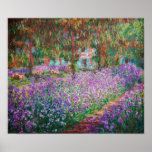 Claude Monet - Der Kunstgarten von Giverny Poster<br><div class="desc">The Artist's Garden at Giverny / Le Jardin de l'artiste a Giverny - Claude Monet,  1900</div>