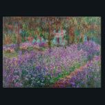 Claude Monet - Der Kunstgarten von Giverny Schneidebrett<br><div class="desc">The Artist's Garden at Giverny / Le Jardin de l'artiste a Giverny - Claude Monet,  1900</div>