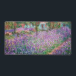 Claude Monet - Der Kunstgarten von Giverny Schreibtischunterlage<br><div class="desc">The Artist's Garden at Giverny / Le Jardin de l'artiste a Giverny - Claude Monet,  1900</div>
