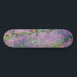 Claude Monet - Der Kunstgarten von Giverny Skateboard<br><div class="desc">The Artist's Garden at Giverny / Le Jardin de l'artiste a Giverny - Claude Monet,  1900</div>