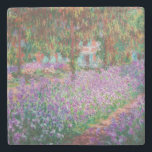 Claude Monet - Der Kunstgarten von Giverny Steinuntersetzer<br><div class="desc">The Artist's Garden at Giverny / Le Jardin de l'artiste a Giverny - Claude Monet,  1900</div>