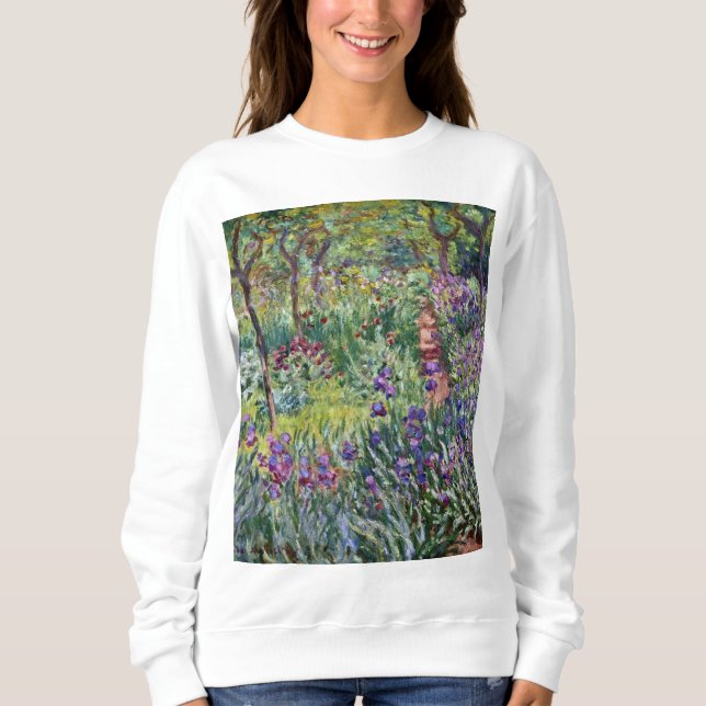 Claude Monet - Der Kunstgarten von Giverny Sweatshirt (Vorderseite)