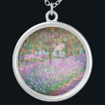 Claude Monet - Der Kunstgarten von Giverny Versilberte Kette<br><div class="desc">The Artist's Garden at Giverny / Le Jardin de l'artiste a Giverny - Claude Monet,  1900</div>