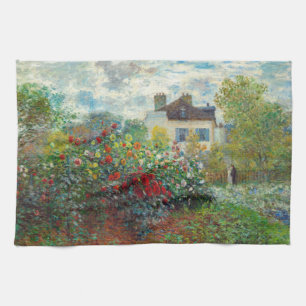 Claude Monet - Der Künstlergarten in Argenteuil Geschirrtuch