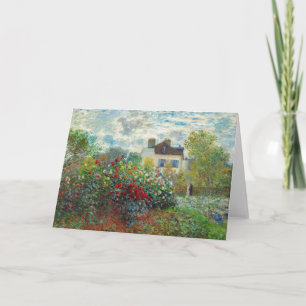 Claude Monet - Der Künstlergarten in Argenteuil Karte
