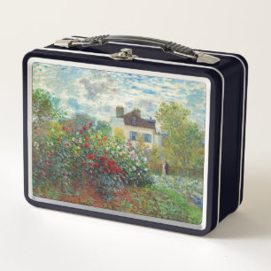 Claude Monet - Der Künstlergarten in Argenteuil Metall Brotdose