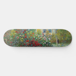 Claude Monet - Der Künstlergarten in Argenteuil Skateboard