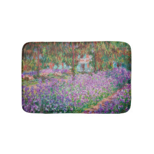 Claude Monet - Der Künstlergarten in Giverny Badematte