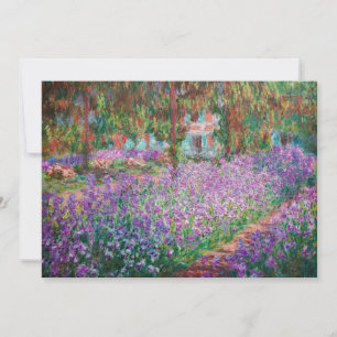 Claude Monet - Der Künstlergarten in Giverny Dankeskarte