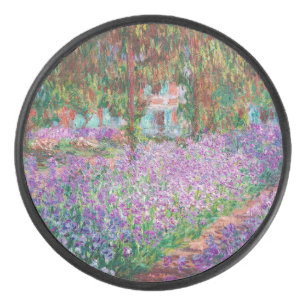 Claude Monet - Der Künstlergarten in Giverny Eishockey Puck