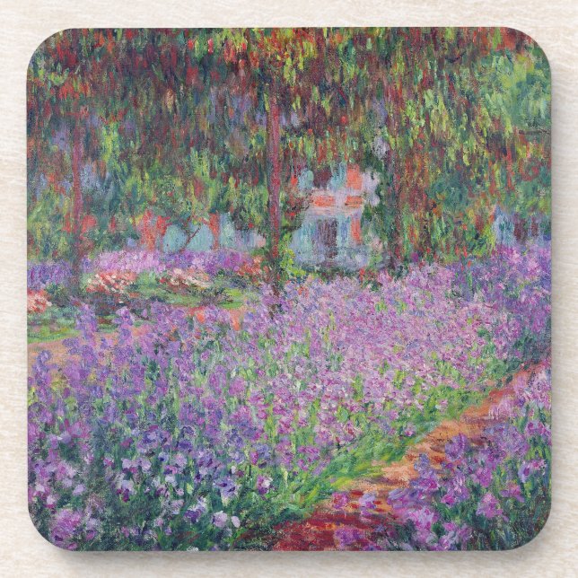 Claude Monet | Der Künstlergarten in Giverny Getränkeuntersetzer (Vorderseite)