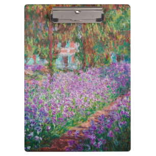 Claude Monet - Der Künstlergarten in Giverny Klemmbrett