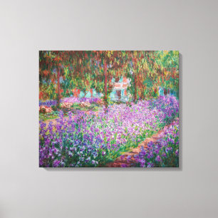Claude Monet - Der Künstlergarten in Giverny Leinwanddruck