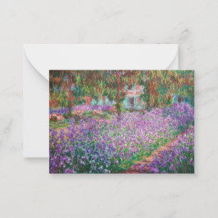 Claude Monet - Der Künstlergarten in Giverny Mitteilungskarte