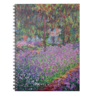 Claude Monet   Der Künstlergarten in Giverny Notizblock