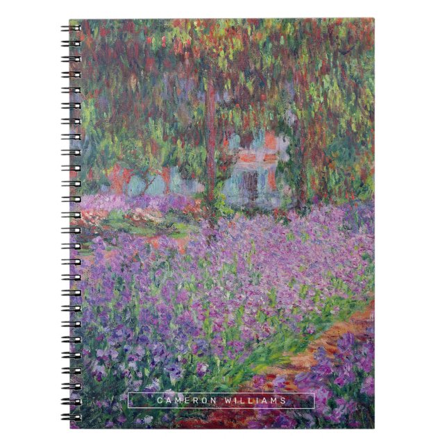 Claude Monet | Der Künstlergarten in Giverny Notizblock (Vorderseite)