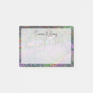 Claude Monet   Der Künstlergarten in Giverny Post-it Klebezettel