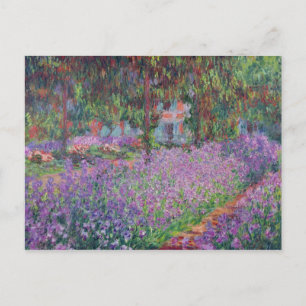 Claude Monet   Der Künstlergarten in Giverny Postkarte
