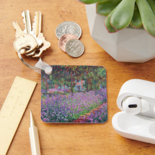 Claude Monet   Der Künstlergarten in Giverny Schlüsselanhänger