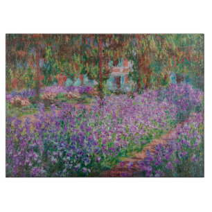 Claude Monet - Der Künstlergarten in Giverny Schneidebrett