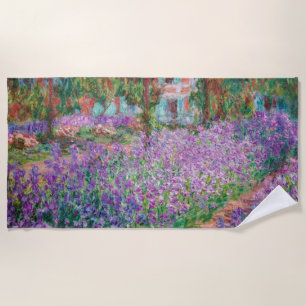 Claude Monet - Der Künstlergarten in Giverny Strandtuch