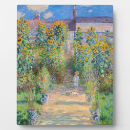 Claude Monet - Der Künstlergarten in Vetheuil Fotoplatte