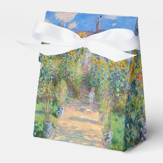 Claude Monet - Der Künstlergarten in Vetheuil Geschenkschachtel (Vorderseite)