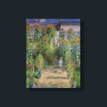 Claude Monet | Der Künstlergarten in Vetheuil Leinwanddruck<br><div class="desc">Der Künstlergarten in Vetheuil,  1880 | von Claude Monet | Art Location: National Gallery of Art,  Washington DC,  USA | Französische Künstler | Image Collection number: XIR37339</div>