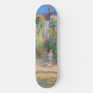 Claude Monet - Der Künstlergarten in Vetheuil Skateboard