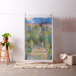 Claude Monet - Der Künstlergarten in Vetheuil Stoff