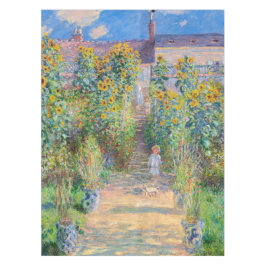 Claude Monet - Der Künstlergarten in Vetheuil Tischdecke