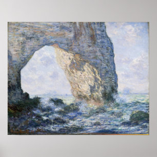 Claude Monet   Der Manneporte Etretat Poster