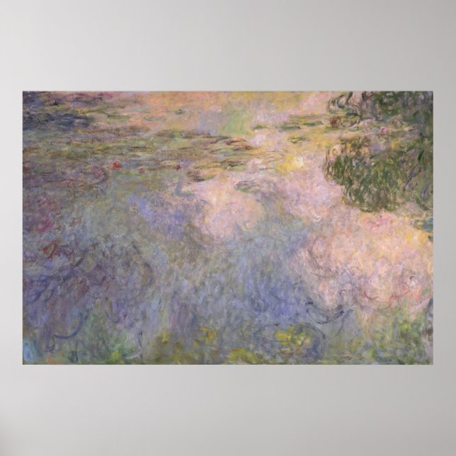Claude Monet | Der Seerosenteich Poster (Vorne)