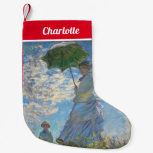 Claude Monet - Der Spaziergang, Frau mit einem Son Kleiner Weihnachtsstrumpf