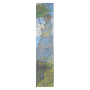 Claude Monet - Der Spaziergang, Frau mit Sonnensch Kurzer Tischläufer