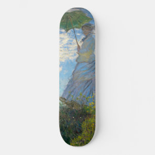 Claude Monet - Der Spaziergang, Frau mit Sonnensch Skateboard