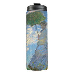 Claude Monet - Der Spaziergang, Frau mit Sonnensch Thermosbecher