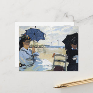 Claude Monet - Der Strand von Trouville, Postkarte