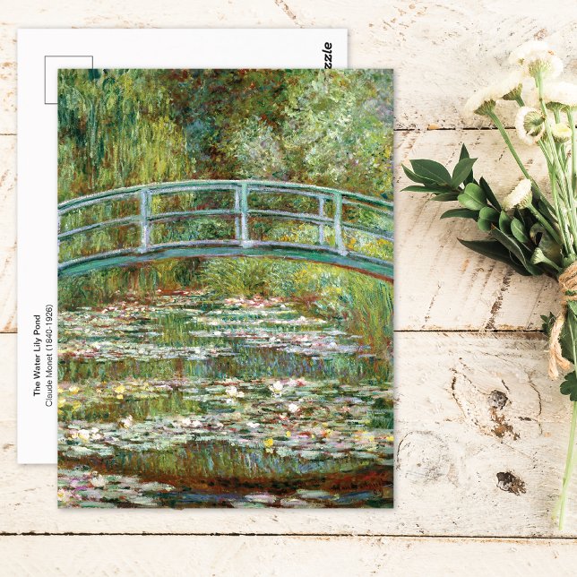 Claude Monet, der Wasserlilie-Teich auf der Postka Postkarte (Von Creator hochgeladen)
