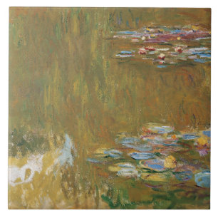 Claude Monet - Der Wasserlilie-Teich Fliese