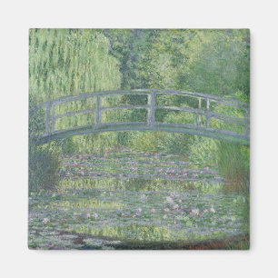 Claude Monet   Der Wasserlilie-Teich: Grüne Harmon Magnet
