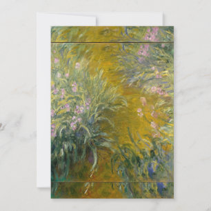 Claude Monet - Der Weg durch die Iren Einladung